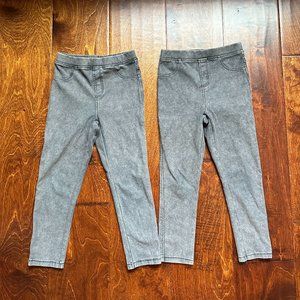Zara Basic Jeggings in Dark Gray Color